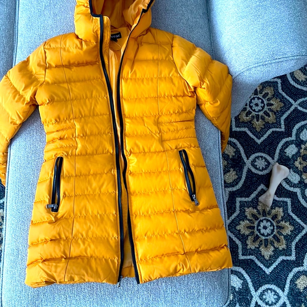U2wear long xs womens puffer coat with hood